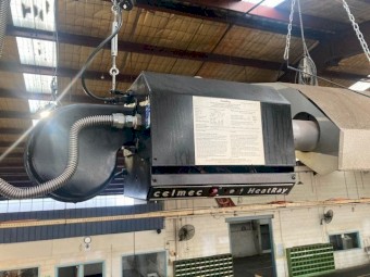 Celmec HeatRay Gas Fired Tube Radiant Heating