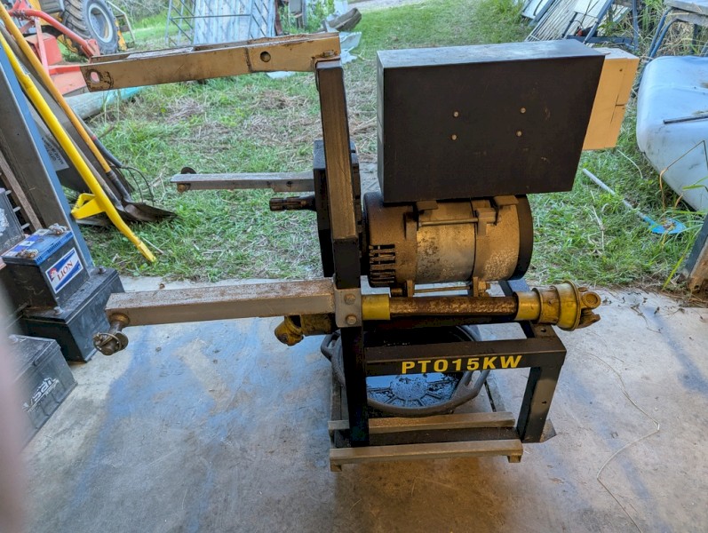 15kVA PTO Tractor Generator + Steel Dolly