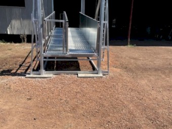 3 Deck Permanent/Wool Shed Sheep Loading Ramp