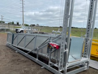 3 Deck Permanent/Wool Shed Sheep Loading Ramp