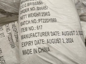 Magnesium Chloride Hexahydrate flakes in 25kg bags