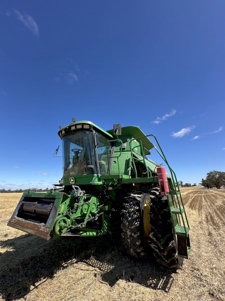John Deere 9750 STS Header with Front and Trailer