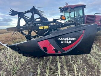 2017 MacDon D135XL Windrower Front