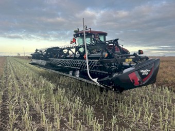 2017 MacDon D135XL Windrower Front