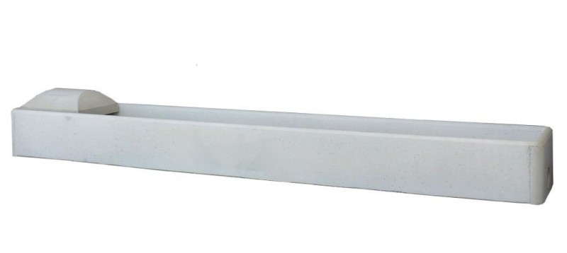 Rectangle 14ft Water Trough . 716Lt capacity. Comes with float cover.