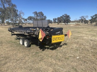 2022 MacDon PW8 Canola Pick Up Front