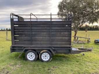 10 x 5 Tandem Stock Trailer