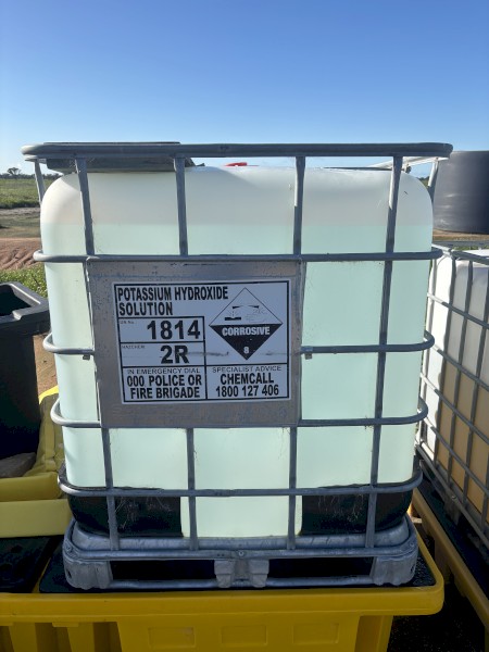 1,000L IBC Potassium Hydroxide Solution (48%)