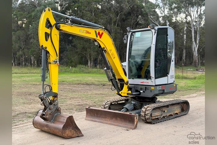 New Wacker Neuson EZ36 Tracked Zero Tail Excavator