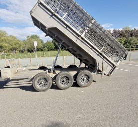 2022 Tri-Axle Tipper Trailer with 900mm Crate