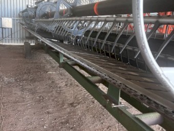 2014 MacDon D65 Draper Front on Coolamon Trailer
