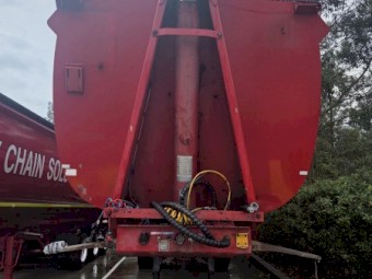 2019 Bruce Rock Engineering TAREX Tri-Axle A-Double End Tipper Combination