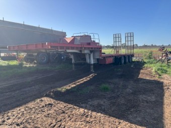 1989 Freighter 41ft Drop Deck Trailer