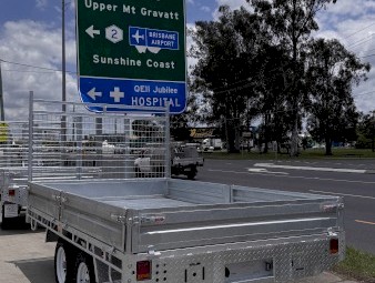 16×8 Flat Top / Flat Deck Trailer – 150×50×1800mm Drawbar | 3500KG/ 4500KG ATM For Sale