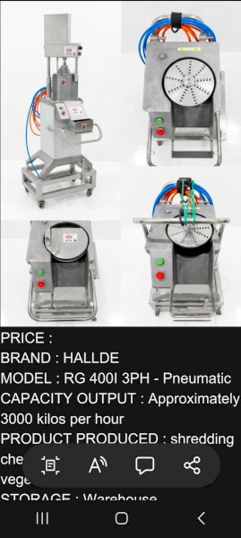Hallde RG 400I Shredding Machine