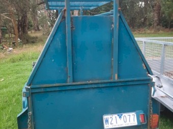 7x4 Enclosed Box Trailer with Roof Rack - PICK UP FISH CREEK VIC
