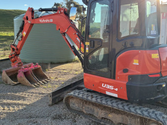 2025 Kubota U35-4 3.5 Tonne Excavator