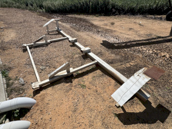 Canola Front Transport Frame for Flat Top Trailer