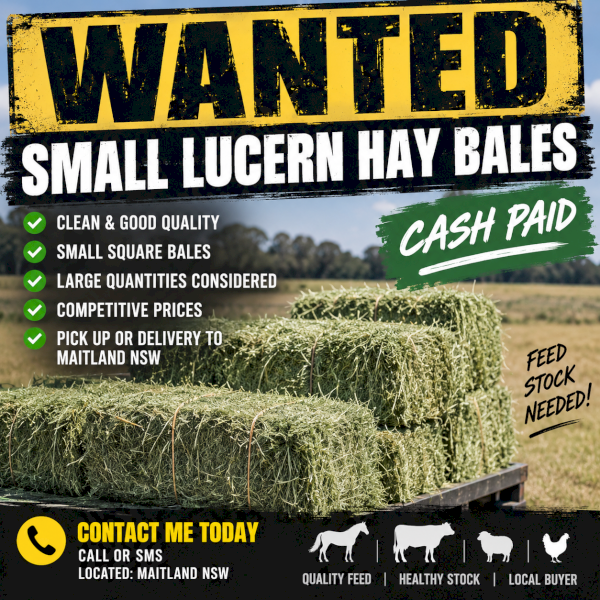 WANTED Reliable Hay Growers and Transport Partners