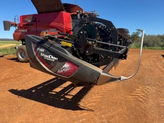2021 Case IH Axial-Flow 8250 Combine Harvester + 2021 MacDon FD145 Flex Draper Front