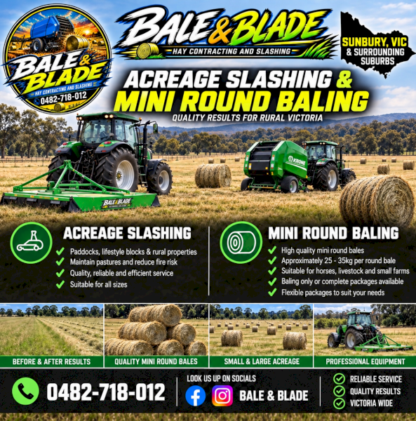 Mini Round Baling & Slashing 