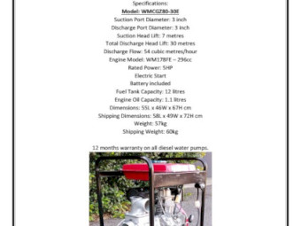 Diesel Water Transfer & Trash Pumps - From $890