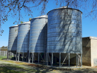3 x Sherwell Ahrens Grain Silos – 54m³