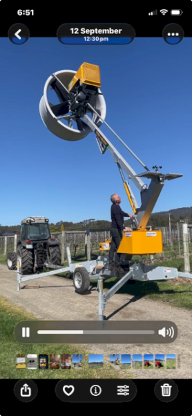 Tow and Blow Frost Fan