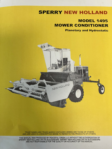 Model 1495 New Holland Mower Conditioner 