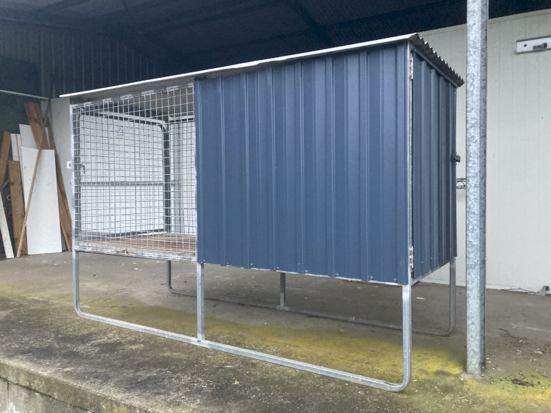 Raised Dog Kennel x 2