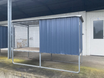 Raised Dog Kennel x 2