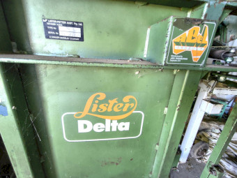 LISTER DELTA WOOL PRESS SELF PINNING WOOL PRESS SHEARING SHED LISTER DELTA HYDRAULIC BALE PRESS