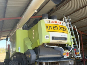 2011 Claas 750TT Header with Front and Trailer
