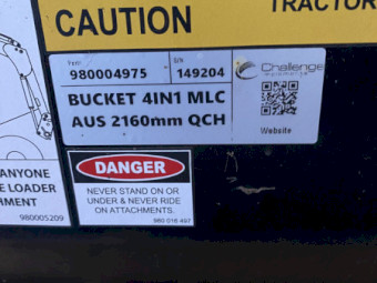 Challenge 2160mm 4 in 1 MLC Bucket