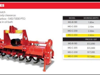 Maschio FRESA C 250 2.5m Rotary Hoe