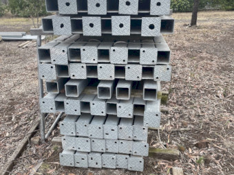 Heavy-Duty Hot-Dip Galvanised Steel Posts