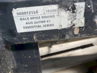 Challenge Bale Spikes Essential Series E-120RBS C1 2 x 1100mm Tines