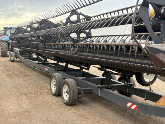 Macdon D65 40’ front and trailer