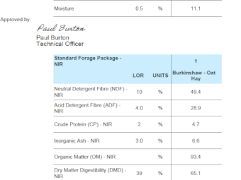 500mt Oaten Hay 8x4x3 Bales (New Season)