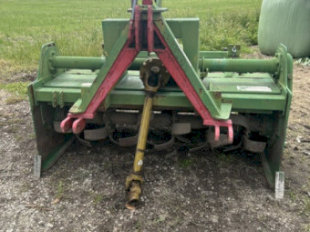 Wecan Rotary Hoe with Bed Former with Planting Guide Attached