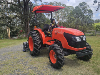 2024 Kubota MX5200 4WD Tractor + Southern Cross Flail Mulcher 