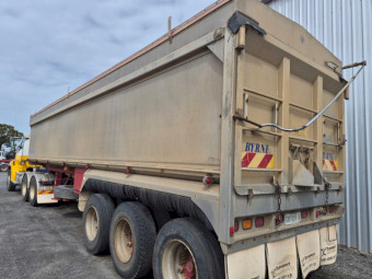 1994 Byrne 34ft x 6ft Aluminium TOA Tipper Trailer