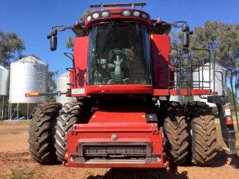 2012 Case IH 7230 Header with 40’ 2152 MacDon Front