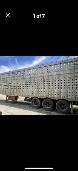 40’ 2 deck alloy stock crate