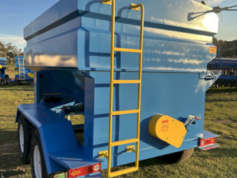 Twin Bin - Agricultural Feed Out Trailer/Cart