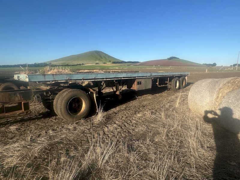 Farm hay trailer