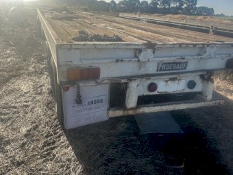 Farm hay trailer
