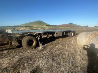 Farm hay trailer