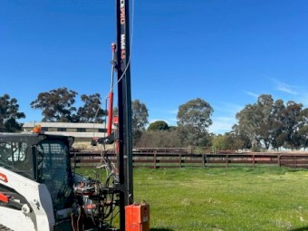 2023 Fence Pro Mule 4.5 m post Driver