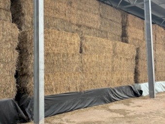 120mt Oaten Hay 600-620kg 8x4x3 Bales